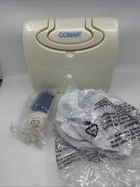 Conair White Travel Hair Dryer with Accessories